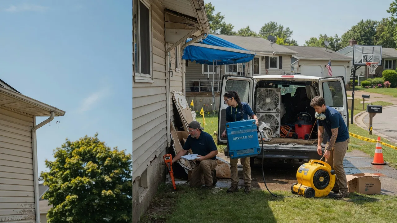 Ceiling Leak Cleanup in Waynesville, IL near me